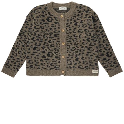 Tocoto Vintage Animal Print Knitted Trøje Brown | Brun | 4 years