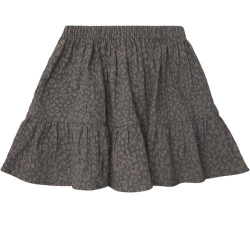 Tocoto Vintage Mini Animal Print Nederdel Dark Grey | Grå | 14 years