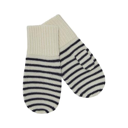 Se FUB Stribede Strikkede Vanter Ecru/Dark Navy |  | 100/120 cm ved Babyshop