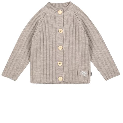 Se Lillelam Nature Babycardigan Lysbeige | Beige | 74 cm ved Babyshop