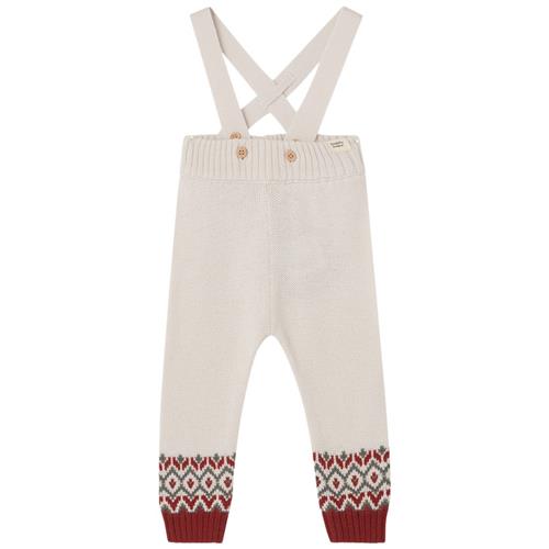 Buddy & Hope Sven Overalls Med Julestriker Cremefarvet |  | 62/68 cm