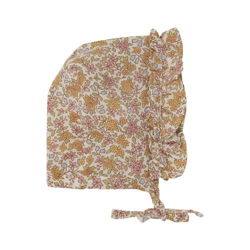 Se Buddy & Hope GOTS Vera Blomstret Solhat Wildflowers | Beige | 44/46 cm ved Babyshop