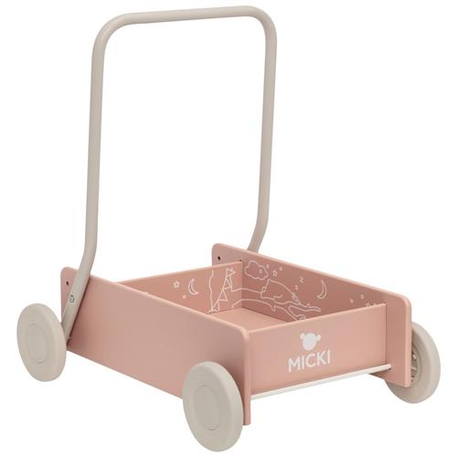 Micki Lære-gå-vogn Lyserød 1-2 Y      Unisex