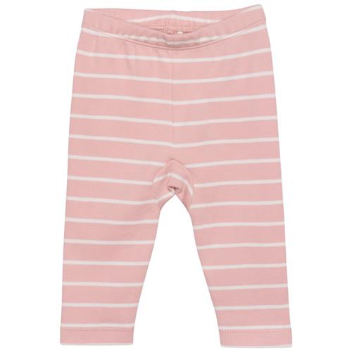 Fixoni Stribede Leggings Misty Rose 86 cm  Lyserød  86 cm  Unisex