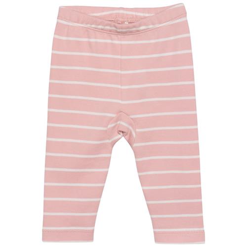 Se Fixoni Stribede Leggings Misty Rose | Lyserød | 86 cm ved Babyshop