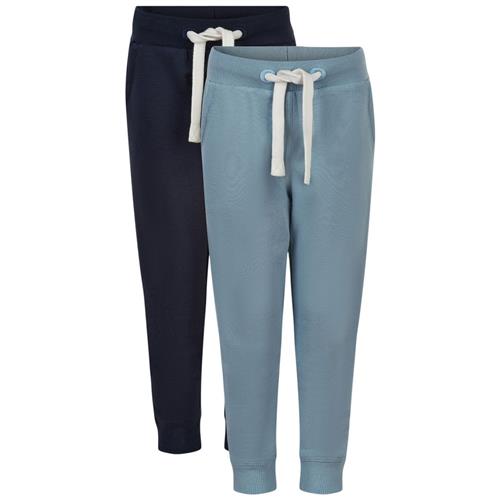 Minymo 2-pak Basic Joggingbukser Ashley Blue | Blå | 86 cm