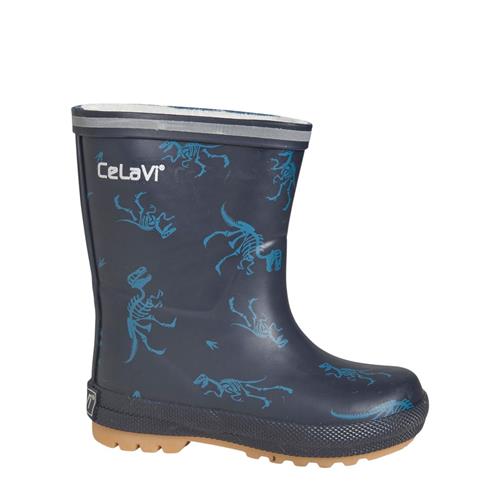 Celavi Mønstrete Forede Gummistøvler Navyblå 27 EU  Marineblå  27 EU  Unisex