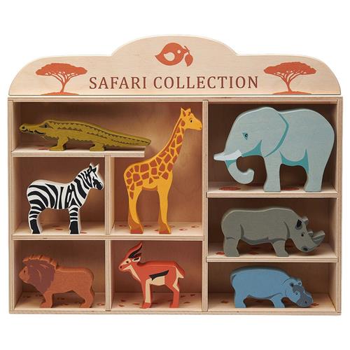 Tender Leaf Safari Dyrer | Beige | 3-6