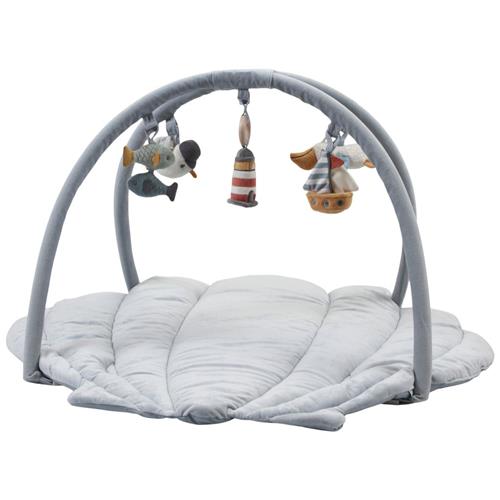 Se Little Dutch Little Farm Baby Gym | Blå | 0-3 ved Babyshop