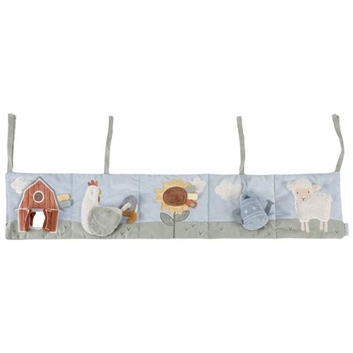 Se Little Dutch Little Farm Blød Aktivitetsbog | Grønn | 0-3 ved Babyshop