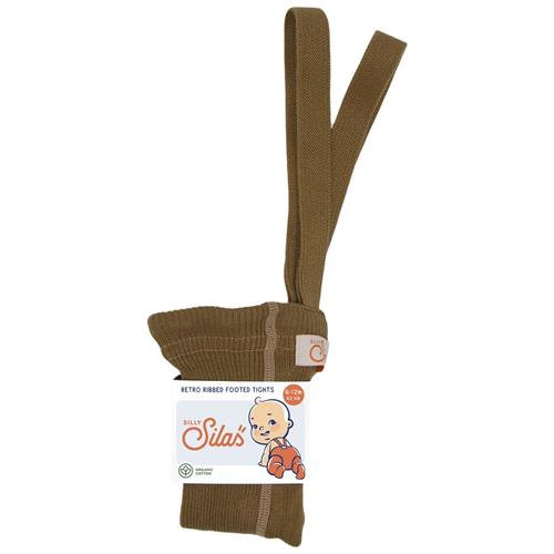 Se Silly Silas GOTS Strømpebukser Acorn Brown | Brun | 0-2 months ved Babyshop