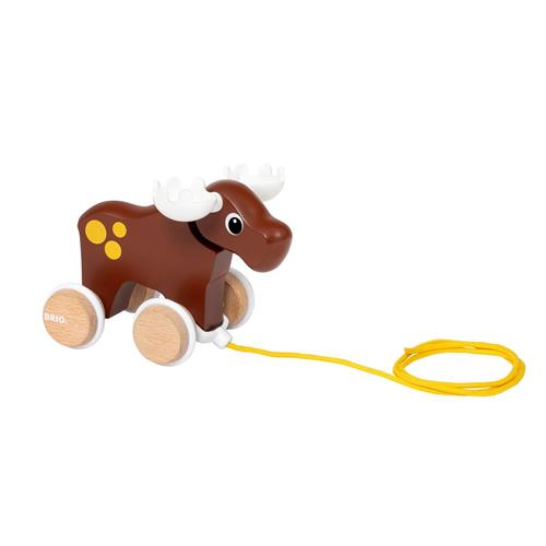 Se BRIO BRIO® Baby – 30341 Moose Træk-sammen Legetøj | Brun | 0-3 ved Babyshop