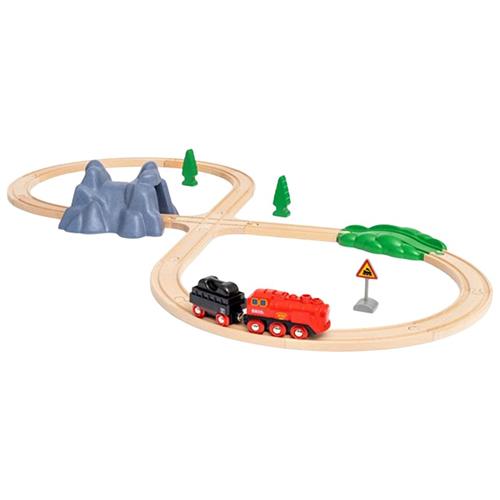 BRIO BRIO® World 36017 Togsæt- Damplokomotiv | Beige | 3-6