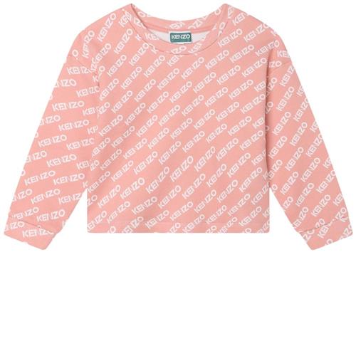 Se Kenzo Logo Sweatshirt Nude | Lyserød | 6 years ved Babyshop