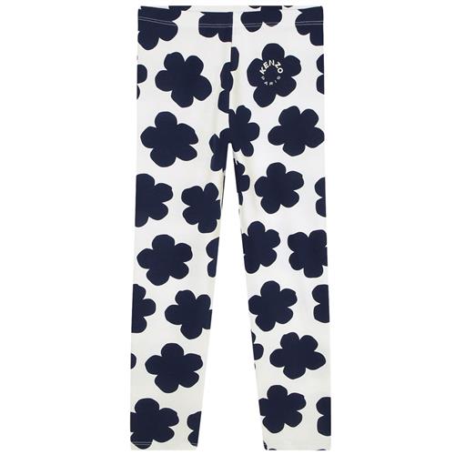 Kenzo Blomstrede Leggings Cremefarvet |  | 5 years