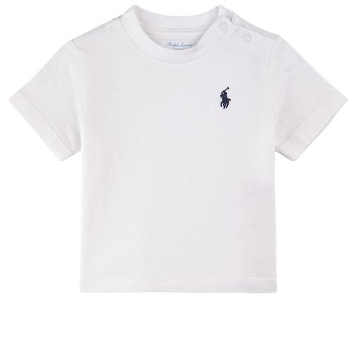 Se Ralph Lauren Baby T-shirt Hvid | Hvid | 12 months ved Babyshop