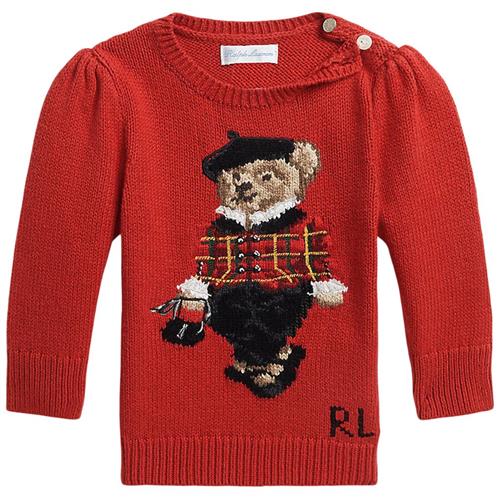 Ralph Lauren Strikket Trøje Rød | Rød | 9 months