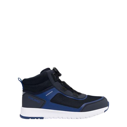 Viking Aerial Mid WP BOA Sneaker Dark Blue/Cobolt | Blå | 32 EU