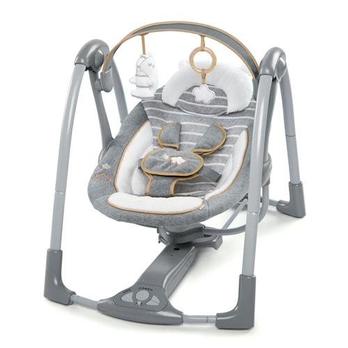 Se Ingenuity Swing Bouncer Grå | Grå | 0-1 ved Babyshop