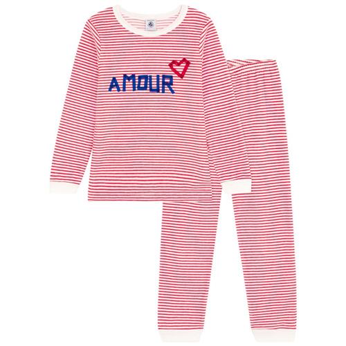 Petit Bateau Stribet Pyjamas Rød | Rød | 10 years