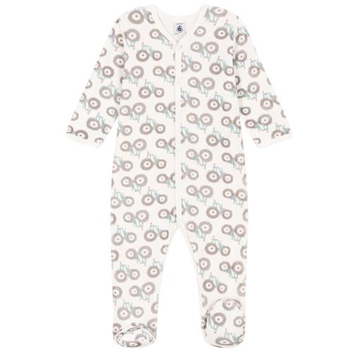 Petit Bateau Mønstret Sparkedragt Cremefarvet |  | 3 months