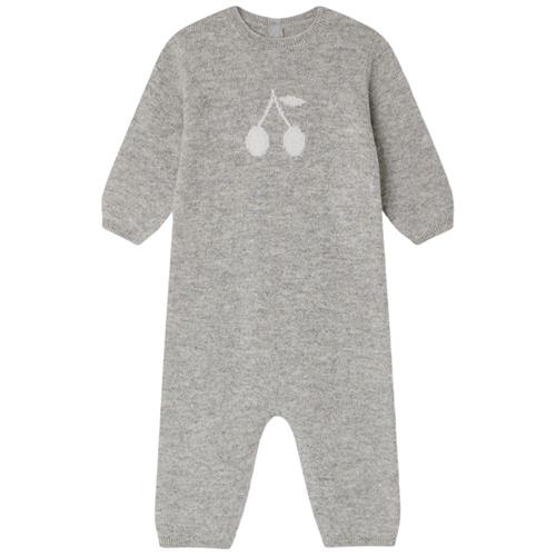 Se Bonpoint Tilouana Strikket Body Gråmeleret | Grå | 6 months ved Babyshop