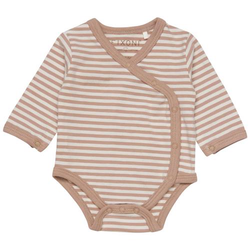 Se Fixoni Stribet Wrap Body Stucco | Beige | 38 cm ved Babyshop