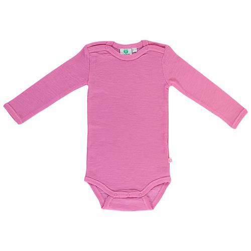 Småfolk Uld-bodysuit Lyserød | Lyserød | 68/74 cm