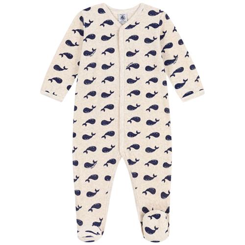 Petit Bateau Mønstret Sparkedragt Beige | Beige | 9 months