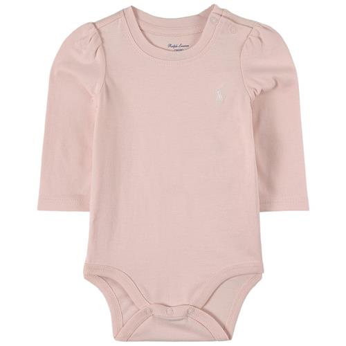 Se Ralph Lauren Logo Babybody Lyserød | Lyserød | 9 months ved Babyshop