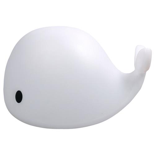 Se Filibabba Christian Whale 30 cm LED Natlampe Hvid | Hvid | 0 ved Babyshop