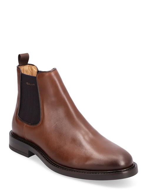 Se GANT St Akron Chelsea Boot GANT Brown ved Booztlet