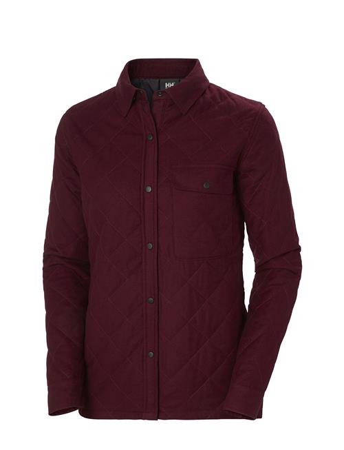 Helly Hansen W Isfjord Insulated Shacket Helly Hansen Burgundy