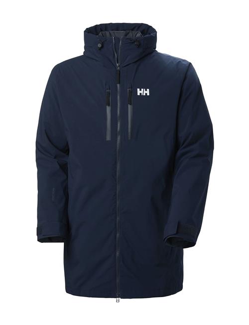 Se Helly Hansen Park Ins Rain Parka Helly Hansen Navy ved Booztlet