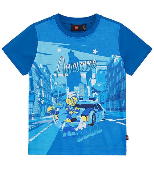 LEGOÂ® Wear LEGOÂ® City T-shirt - LWTano 124 - BlÃ¥ m. Print