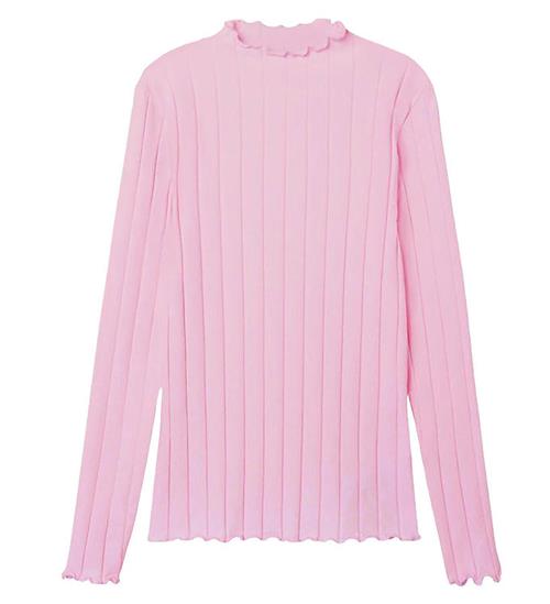 Se Name It Bluse - Rib - NkfNoline - Noos - Parfait Pink ved KidsWorld