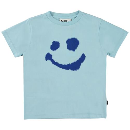 Se Molo GOTS Rame T-shirt Water Smile | Blå | 122 cm ved Babyshop