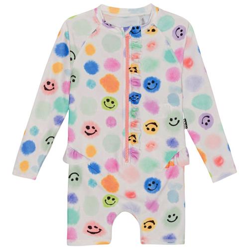 Molo Nigella UV-dragt Painted Dots 98/104 cm  Creme  98/104 cm  kvinde