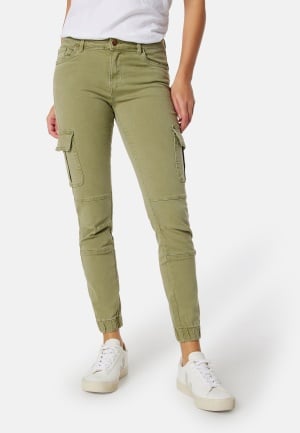 ONLY Missouri Ankl Cargo Pant Oil Green 34/32