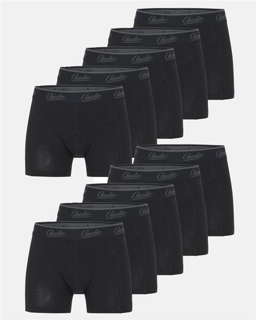 Tights 10-pak | Økologisk bomuld | Sort