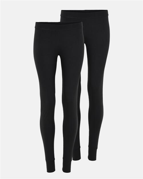 Leggings 2-pak | Bambusviskose | Sort