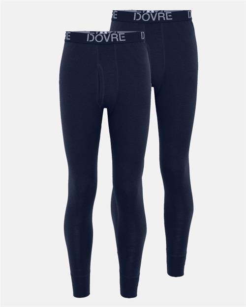 Long johns | 2-pak | 100 merino uld | Navy