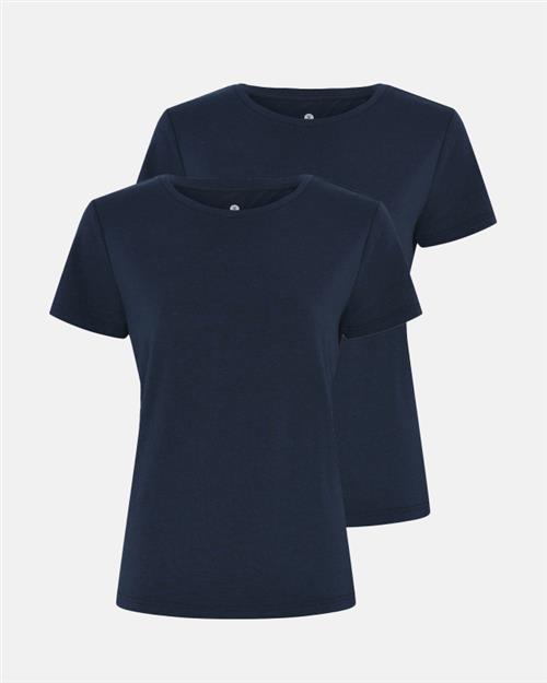 T-shirt | 2-pak | Bambusviskose | Navy