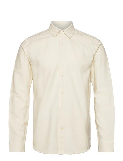 ONLY & SONS Onslars Ls Reg Brush Check Shirt ONLY & SONS Cream