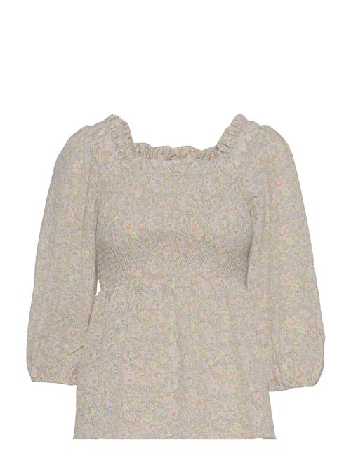 Modström Phillymd Print Top Modström Beige