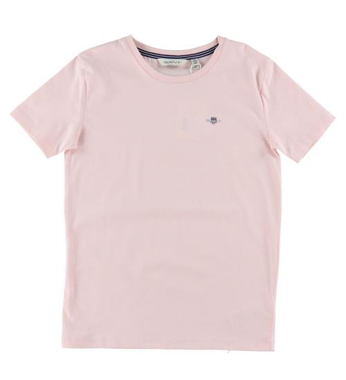 Se GANT GANT T-shirt - Shield - Crystal Pink ved KidsWorld