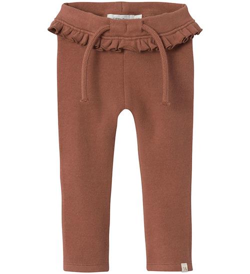 Se Lil Atelier Lil' Atelier Leggings - NbfThora Slim - Carob Brown ved KidsWorld