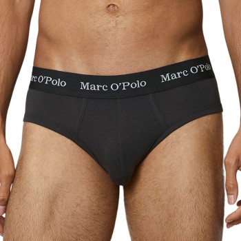 Marc O'Polo Marc O Polo Basic Briefs 3P Sort bomuld Small Herre