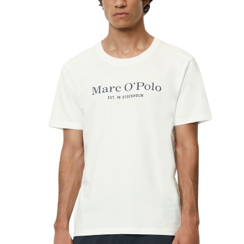 Marc O'Polo Marc O Polo Logo Top Hvid bomuld Large Dame