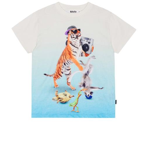 Molo GOTS Roxo T-shirt Dance Animals | Hvid | 104 cm